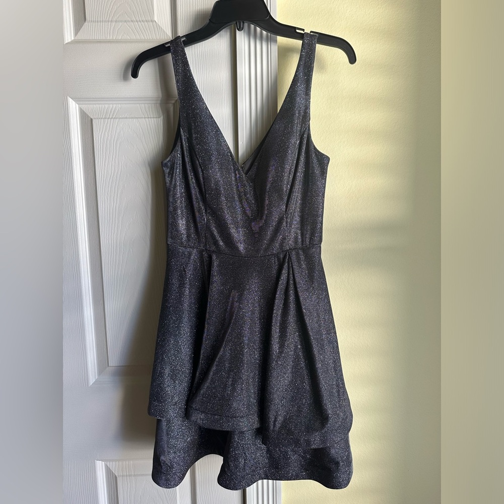 Silver Homecoming Dress